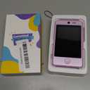 PTHTECHUS Kids Phone Toy for Boys Girls, 3.8 "Touch Screen Toddler Smartphone with Fun Cameras 16 Games MP3 Music Player Audio Recorder Pedometer Torch Alarm Clock Children Phone for Ages 4-14