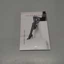 2-Pack Slightly Transparent Tights for girls & women, High Elasticity Sheen Pantyhose, For Work Dance Casual. (Black, XL)