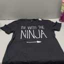 I'm with The Ninja Shirt Adult Kids Men Women Costume T-Shirt. S Size
