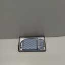 MONASAY Zipper Wallet Case Fit for iPhone SE 2022/2020/8/7, [Glass Screen Protector ][RFID Blocking] Flip Leather Handbag Phone Cover with Card Holder & Crossbody Lanyard Strap, Black