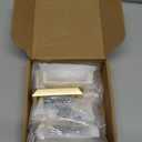 Haidms 10 Pack Gold Cabinet Handles 3 Inch(76mm) Hole Center Soild Zinc Alloy Brushed Gold Cabinet Pulls Kitchen Drawer Pulls Cupboard Hardware for Kitchen