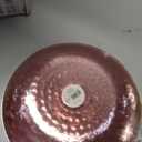 Organic Hammered Pink Gold Rim Plates, 10" - Case of 120 (12 packs x 10)