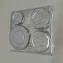 Gas Stove Burner Caps Set, Cooker Hat Set Suitable for Most Gas Stove Burners, 1 Large, 1 Small, 2 Middle