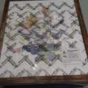 BESCRCL 8x10 Picture Frame Brown Set of 6, Display Pictures 5x7 with Mat or 8x10 Without Mat for Wall Mounting or TableTop