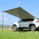 10 x 6.6ft Car Awning for SUV Van Needn't Roof Rack Hardwares Car Awning Waterproof UV50+