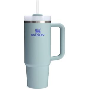 STANLEY Quencher H2.0 Tumbler with Handle and Straw 30 oz | Flowstate 3-Position Lid | Cup Holder Compatible for Travel | Insulated Stainless Steel Cup | BPA-Free | Exclusive Blue Cactus