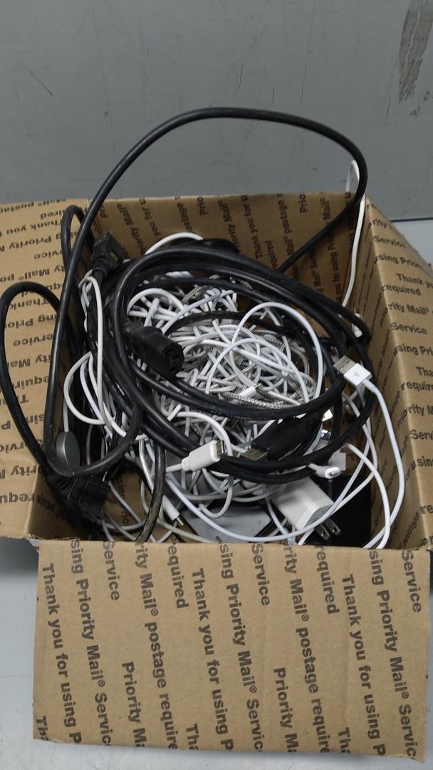 Box of Miscellaneous Chargers