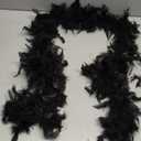 2 Yards 80g Turkey Chandelle Feather Boa for DIY Craft,Party Dancing Dress Up, Halloween Decoration