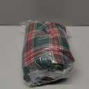 Romanstile Christmas Checkered Tablecloth Rectangle - 54 x 80 Inch - Green Buffalo Plaid Cotton Flannel Table Cloths, Xmas Winter Stain Resistant Washable Table Cover for Holiday/Party/Dining Decor