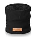 Neck Gaiters for Men Ski Warmer, Personalized Christmas Thanksgiving Gifts, Women Winter Face Mask Scarf Gaiter, Fleece Windproof Men's Scarves, Winter Neck Cover(TEXT:I'D RATHER BE IN THE MOUNTAINS)