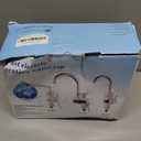 110V Instant Tankless Electric Water Heater Faucet 360 Rotating Hot Water Faucet with LED Digital Display Fast Heating Tap for Kitchen Bathroom Big Under Bend