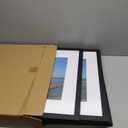 PEALSN 16x20 Picture Frame Set of 6, Display Pictures 11 x 14 with Mat or 16 x 20 without Mat for Wall Mounting Display, Poster Frames Collage for Wall Decor, Black.