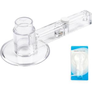 Happizza Circle Cutter, Circle Paper Cutter for 58 mm/2.25 inch Button Maker, Adjustable Multi-Size Button Maker Round Circular Cutter, 70mm/2.76 inch to 210mm/8.27 inch Diameter