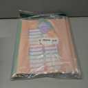 SortRax Plastic Hanging File Folders, Sturdy & Tear-Resistant, Letter Size, 12 Pack with Insertable 1/5-Cut Tabs, Pastel Colors