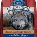 Blue Buffalo Wilderness Rocky Mountain High-Protein Adult Dry Dog Food Wholesome Grains Red Meat, 24lb. Bag