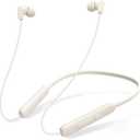 TONEMAC N18 Neckband Bluetooth Earbuds, Wireless Bluetooth 5.2 Headphones with Microphone, Ultra-Lightweight Comfort, IPX7 Waterproof, Deep Bass Strong Beat, 20H Playtime, Magnetic Earphones, White