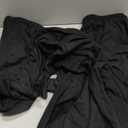 QINSEN Women Cozy 2 Piece Lounge Matching Set Wide Leg Sweatpants Half Zip Crop Sweatshirt Outfits M