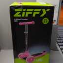 JOVA ZIFFY Light-Up Toddler Scooters for Kids 3-8, 3 Wheel Kids Scooter for Boy Girl 110lbs, 20 Dynamic LED Lights, 4 Adjustable Height Ride-on Kick Scooter, Lean-to-Steer Anti-Slip Wide Deck (Red)