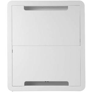 Legrand - OnQ 17 Inch Media Enclosure, Electrical Box, Cable Management Box Dual Purpose In Wall Enclosure for TV Device Storage and Media Distribution, Recessed Media Box, White, ENP1700NA