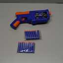 RD-8 Blue Toy Blaster Gun Set, Foam Darts Fit for Nerf Guns for Kids Ages 8-12, Long Range Rotating Barrel, Fun Indoor & Outdoor Shooting Game, Valentines Day Gift for Boys Ages 5 6 7 8 9 10 12