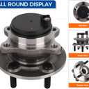PAROD 512497 Rear Wheel Bearing Hub Assembly Fit for 2014-2020 Ford Fusion, 2019-2020 Ford Police Responder Hybrid, SSV Plug-In Hybrid, 2014-2016 Lincoln MKZ FWD