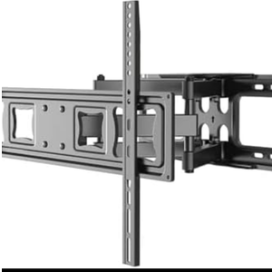 LAFLAURENT Full Motion TV Wall Mount for 37-80" TVs, Cold-Rolled Steel, VESA 200x200 to 600x400mm, Swivel 120° & Tilt, Supports Up to 99lbs, Durable & Easy Installation, pack of 2
