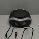 Core Innovations Portable Bluetooth CD Boombox with Digital FM Radio (Gray)