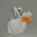 Rosme Women's Balconette Bra with Push Up Effect Plus Size Sexy Lace Demi Half Cup Bra Underwired Low Cut Mesh Bras Grand. Size: 32DD