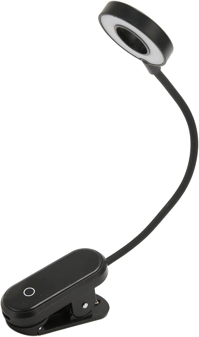 2 x Desk Lamp Clamp/Holder On Light Adjustable Touch Control LED Desk Light for Reading Studying Painting, Black