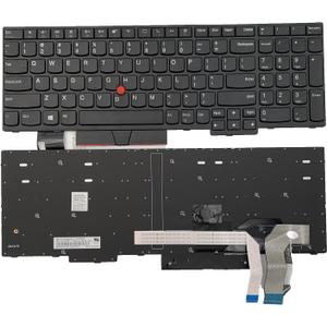 Laptop Replacement US Layout Keyboard for Lenovo ThinkPad T15 Gen 2 Type 20W4 20W5 20S6 20S7 P15s Gen 1 P15s Gen 2 Black 5N21B08451 5N21B08414