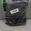 TORARY Women's 2025 Casual Long Sleeves Slim Fit Crew Neck Ruched Tunic Top T-Shirt Dress (Medium, Black)