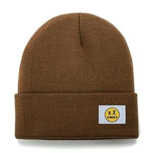 XMMAXFLOW Beanie for Women Men Double Layer Knit Winter Hats Soft Warm Cuffed Beanies Unisex Ski Hat, Coffee