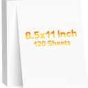 120 Sheets White Cardstock 8.5 x 11,Construction Paper,Cardstock Printer Paper 8.5 x 11 White Card Stock Paper for Invitations,Wedding,Menus,DIY Cards,Tags,Cards Making,Certificate,Office Printing