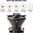 Simply Good Coffee THE BREWER - Thermal. Coffee Maker/Coffee Machine. 8 Cup Automatic Drip Pour Over Coffee Brewer. Easy To Use. Stainless Steel/Black
