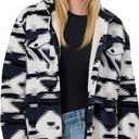 Roxy Women's Trippin Zip Up Hoodie (Black, XS)