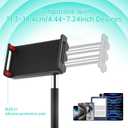 HOLD UP Tablet Stand Phone Holder 4.6"-10.5" Flexible 360 Degree Rotating Desktop Tablet Compatible with iPad iPhone Nintendo Switch Samsung Kindle eBook Reader (Tablet Floor Stand)