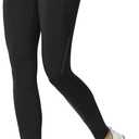 baleaf Women's Fleece Lined Leggings Water Resistant High Waisted Thermal Warm Winter Tights Ski Hiking Pants with Pockets, Small