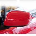 Car Door Rearview Mirror Cover Cap Housing Protective Cover For Exterior Mirrors Fit For Honda Fit Jazz 2009 2010 2011 2012 2013, Red, Right Passenger Side