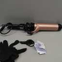 Large Curling Iron 2 Inch, Ceramic Long Barrel Hair Curling Wand, Hair Styling Tool, Dual Voltage, LCD Display, Black