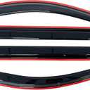 Window Rain Guards & Vent Deflectors, in-Channel Fits for 2009-2018 Dodge Ram 1500, 2011-2024 Ram 2500/3500 Crew Cab & Mega Cab, 2019-2023 Ram 1500 Classic Crew Cab Pickup (4pcs/Set)