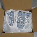 Levtex Home Adare Blue Reversible Queen Duvet Cover Set (90x94in) with 2 Pillowcases (26x20in) - Floral Bedding - Blue and White - 100% Cotton Queen Size Duvet Cover Set - Soft, Pre-Washed