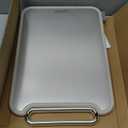 Sumzzz Stainless Steel Cutting Board for Kitchen, 2-in-1 Double-Sided Chopping Board, Dishwasher Safe, Food Grade Stainless Steel/PP, Easy to Clean, Large Size, Non-Slip, 16"11"