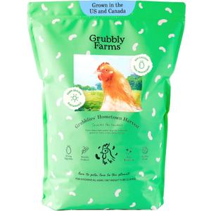 Grubblies - Black Soldier Fly Larvae for Chickens - Chicken Treats Grown in The US and Canada - for Strong Eggshells and Healthy Feathers - Grubblies Hometown Harvest 5LB (5 Pound (Pack of 1))