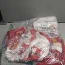 HunnmingRe 4 Pcs Christmas Chair Back Cover Santa Claus Snowman Xmas Dinner Chairs Cover Hat Covers Xmas Chair Slipcover for Dining Room Kitchen Hotel Holiday Party Decor(Classic)