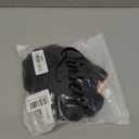 QINSEN Women's Square Neck Sleeveless Double-Layer Tank Tops Basic Tight T Shirts (Large, Black)