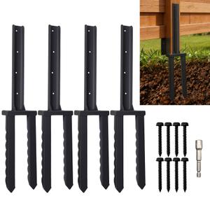 AXWHYS 4 Pack 30" Fence Post Repair Kit for Fix Fence Post