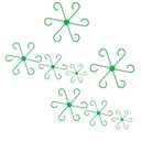 Pdtwq Plant Stem Support, 8 Pack Stem Supports for Indoor Plants, Reusable Plastic Plant Stabilizer for Thriving Growth.