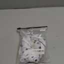 White Polka Dot Bikini Set - 2 Piece Swimsuit String Triangle Halter Cute Bikini - Women Swimwear Removable Padding, Small