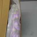 Dailisen 3 Strands 40'' Silk Purple Wisteria Artificial Flowers, Fake Wisteria Floral Hanging Plant Garland, for Home Decor, Party, Floor Vase, Balcony, Wedding Arrangement Decoration (Purple)