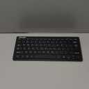 TECKNET 2.4G Wireless Keyboard - Mini Compact Keyboard with Media Hotkeys, 12-Month Battery Life, Compatible with PC, Desktop, Laptop, Smart TV - Black